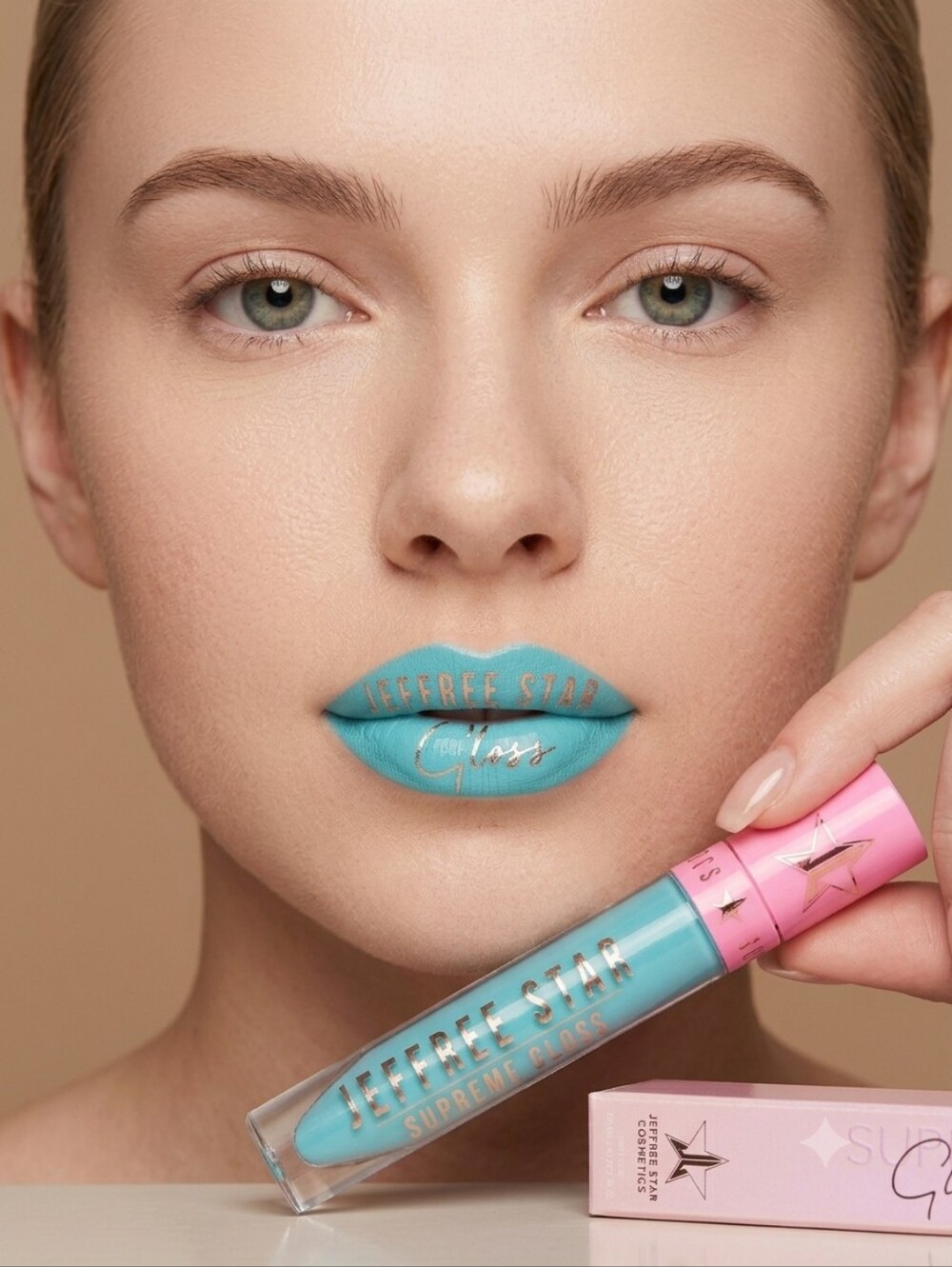 Jeffree Star Turquoise Lip Gloss Gloss'd In Paradise New In Box